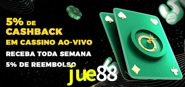 Promoções do cassino ao Vivo jue88